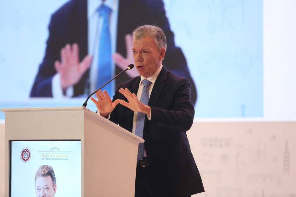 El expresidente de Colombia, Juan Manuel Santos. El expresidente de Colombia, Juan Manuel Santos.