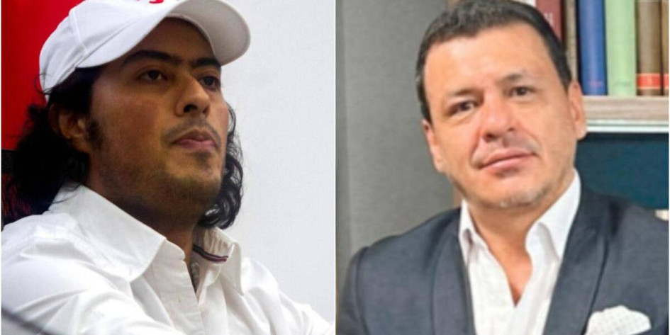 Nicolás Petro (izq.) y el que era su abogado, Diego Henao. Nicolás Petro (izq.) y el que era su abogado, Diego Henao.