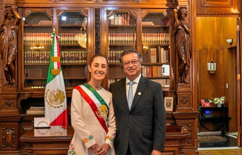 Foto| Presidencia.gov| LA PATRIA “Ojalá en la Casa de Nariño se abra una segunda una oportunidad al progresismo”, expresó el mandatario para hacer referencia a la toma de posesión de la presidenta mexicana, Claudia Sheinbaum, a la que él asistió el martes. Foto| Presidencia.gov| LA PATRIA “Ojalá en la Casa de Nariño se abra una segunda una oportunidad al progresismo”, expresó el mandatario para hacer referencia a la toma de posesión de la presidenta mexicana, Claudia Sheinbaum, a la que él asistió el martes.