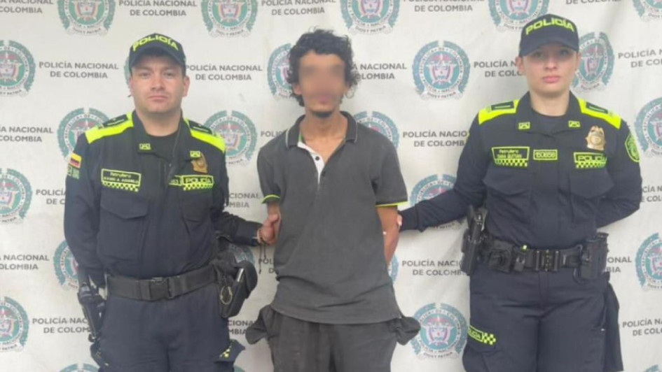 El sindicado, conocido como el Mueco. El sindicado, conocido como el Mueco.