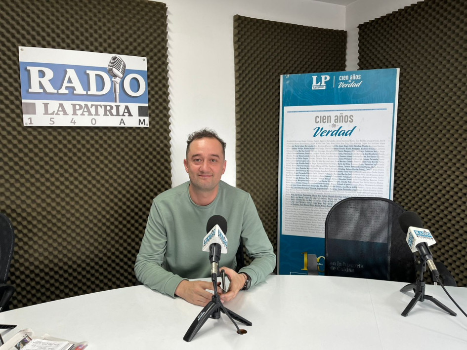 David Carmona, director de la compañía de teatro de Manizales Los Chicos del Jardín. David Carmona, director de la compañía de teatro de Manizales Los Chicos del Jardín.
