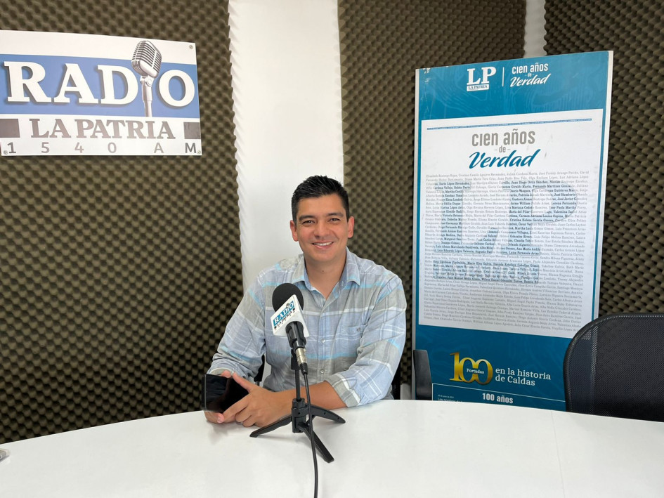 Alejandro Montaña, coordinador del proyecto Manizales Comparte. Alejandro Montaña, coordinador del proyecto Manizales Comparte.