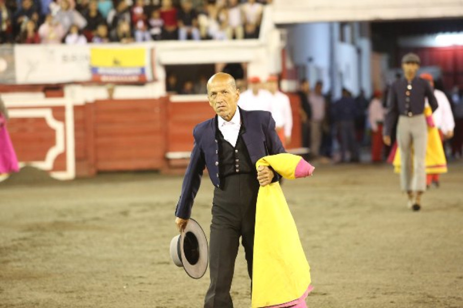 William Gómez quiere ser conocido como el Cordobés caldense William Gómez en su reciente presentación en la Plaza de Toros de Manizales