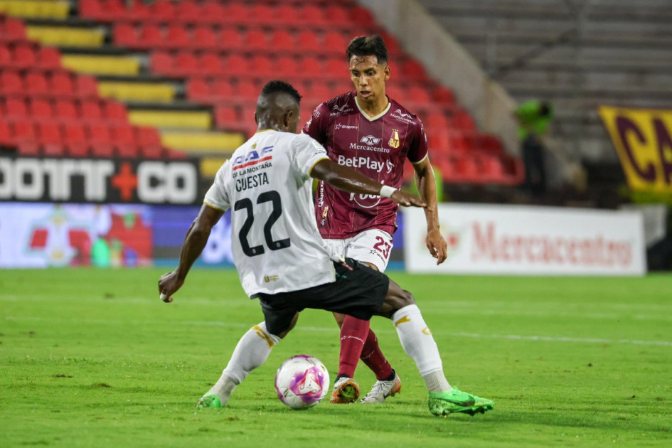 El Once Caldas enfrentó este viernes al Deportes Tolima en Ibagué por la fecha 15 de la Liga Betplay. El Once Caldas enfrentó este viernes al Deportes Tolima en Ibagué por la fecha 15 de la Liga Betplay.