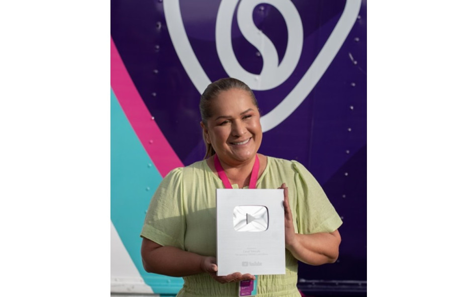 La gerente de Telecafé, Amanda Jaimes. La gerente de Telecafé, Amanda Jaimes.