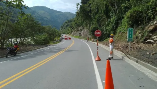 Reducen pare y siga en la vía Manizales-Medellín por festividades de 24 y 31 de diciembre
