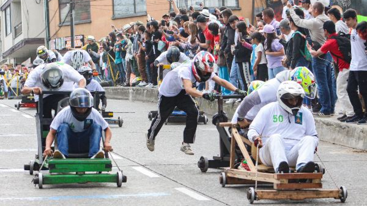 El manizaleño Iván Camilo Montes logró el primer puesto en la categoría trineo de asfalto. 