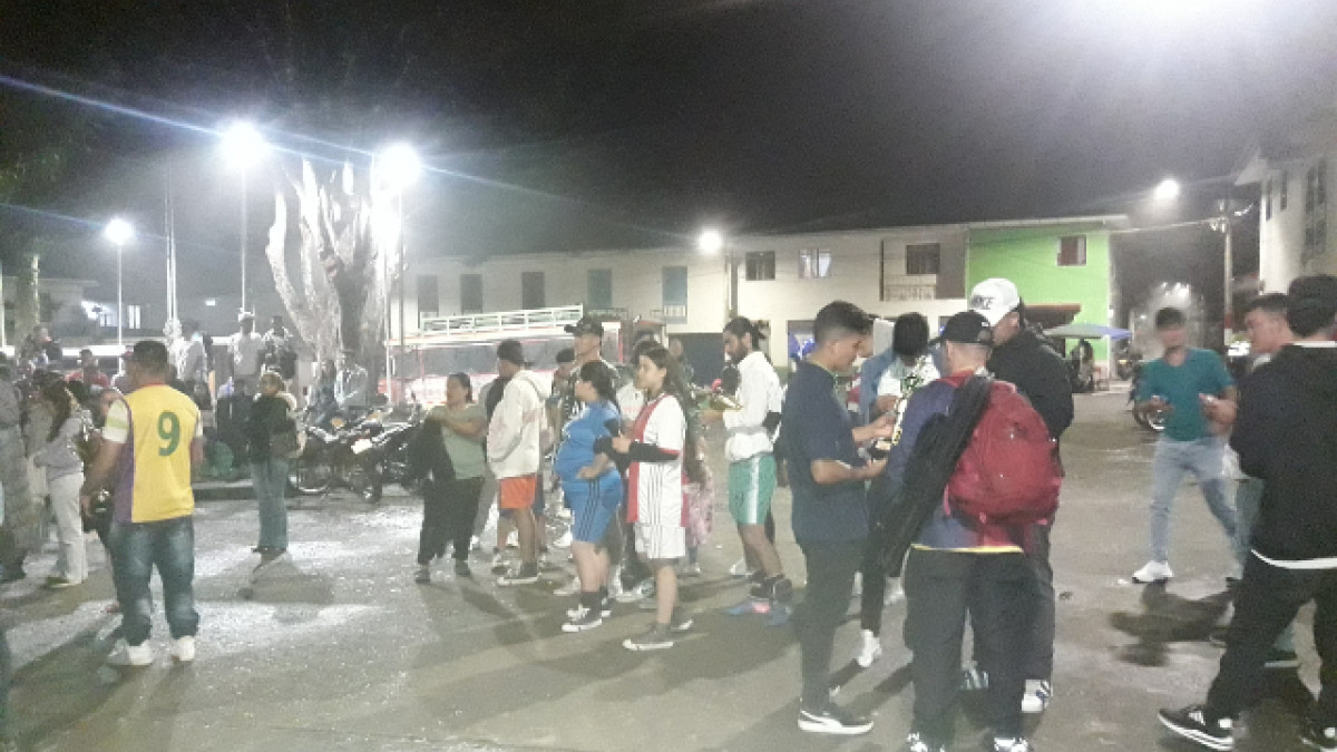 Noche de clausura de los Juegos Intercorregimientos de Pensilvania. 