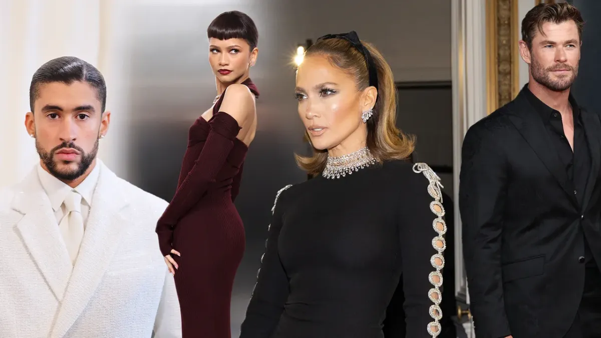 Bad Bunny, Zendaya, Jennifer López (JLO) y Chris Hemsworth son los anfitriones de la Met Gala 2024.