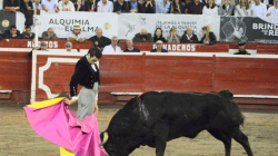 El Festival Taurino, celebrado un día después de lo planeado, en dos momentos y con orejas