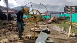 Reportan tranquilidad en avance de obras del intercambiador de Los Cámbulos