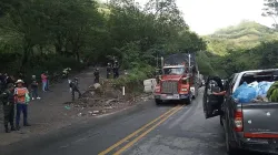Levantan bloqueo en la vía Manizales-Medellín 