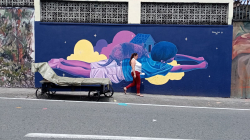 50 artistas engalanaron a Chinchiná con su festival de muralismo