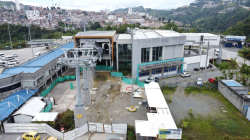 Avanza el montaje de las pilonas de la Línea 3 del Cable Aéreo en Manizales