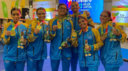 El equipo de porrismo de Caldas logra medalla de oro en los Juegos Nacionales