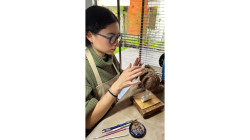 Isabela Botero y sus esculturas están hasta este jueves en Taller Abierto en Milán