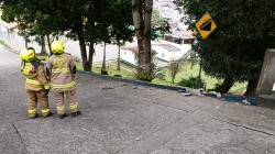 Un rayo impactó a estudiantes de la Escuela de Carabineros en Manizales