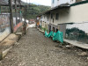 Dejaron inconclusa la pavimentación de calle en Aranzazu